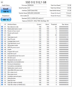 2,5" SSD KingSpec/SP/Patriot/GO Infinity/Crucial 512GB - 8