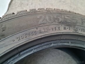 205/55r17 zimné 4 ks SEMPERIT dezén 8,3-5,5 mm - 8