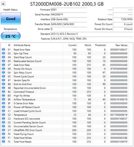 3,5" HDD Seagate Barracuda / Skyhawk / IronWolf 2TB - 8