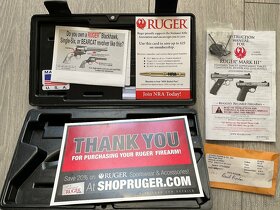 ruger mk3  target IV  22lr ruger zavit tlmic - 8