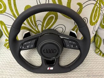 AUDI KOŽENÝ EXCLUSIVE VOLANT + AIRBAG + F1 PADLA - 8