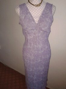 fialové ľahké šaty George veľ. 38 - 8
