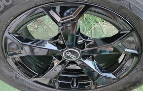 Atraktívne, nové, originálne disky AUDI - čierne - 5x112 r17 - 8