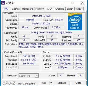 MB GIGABYTE H97-HD3 + i5-4570 + 16GB RAM - 8