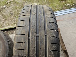 Plechové disky 5x108 + letné pneu 215/60r16 - 8