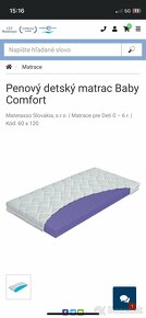 Detská postieľka Klups Iwo + matrac Materasso baby komfort - 8