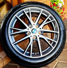 alu R17 5x112, senzory, zimné pneu 195/55, orig. BMW 1 - 8