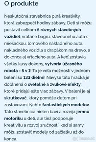 Robot-Robotická stavebnica RoboTruck 5v1 - 8