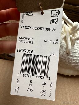 YEEZY BOOST 350 V2 BONE (EU 38, US 5.5, 23,3CM) - 8