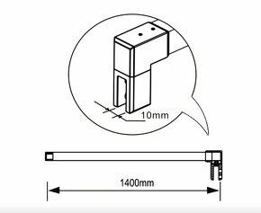 Sprchovy kut 80 x 90 x 195 cm,Easy clean - 8