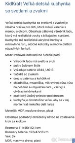 Veľká detská kuchynka so svetlami a zvukmi - 8