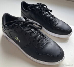 Čierne tenisky LACOSTE T-BASE 224 (EU 45) - 8