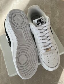 Nike Air Force 1 bielo čierne tenisky - 8