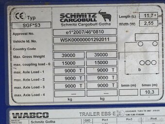 Schmitz CARGOBULL GOTHA SKI 24 SL, HLINÍKOVÝ, 47 CBM, 39 TUN - 8