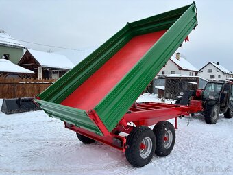 Vlecka za traktor,tandemovy príves 3stranny sklapac - 8