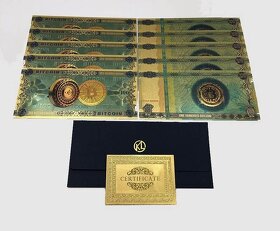 Originálna zberateľská pamätná bankovka - 1 ₿ - 8