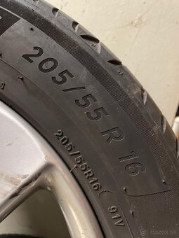 5x112 r16 elektróny Volkswagen + letné 205/55 r16 Michelin - 8