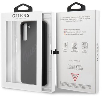 Guess Silicone Vintage zadný kryt pre Samsung Galaxy S21 - 8