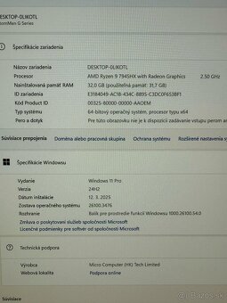 AtomMan G7 PT    ---    AMD Ryzen 9 7945HX - 8