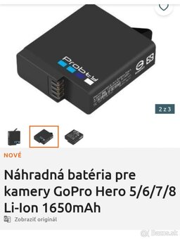 Prislusenstvo k GoPro kamere - 8