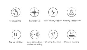 Bluetooth slúchadlá P300 Pro - 8