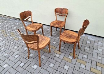 Luxusní prvorepublikové židle THONET 4ks - 8