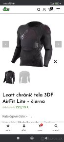 Leatt chránič tela 3DF AirFit Lite – čierna

 - 8