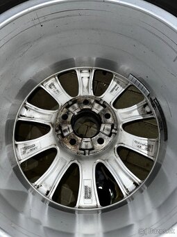 Predám Audi elektrony 5x112 s letnými pneu 225/55 r17 - 8