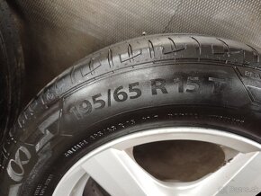 Predám tieto AL.disky 5x112 R15 195/65 R15 cena 50€ za 4ks - 8