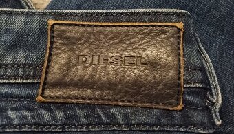 Diesel modré regular slim fit - 8