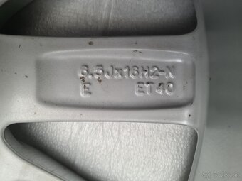 5x100 r16 ET40 x 6,5J elektróny ŠKODA, VW, SEAT - 8