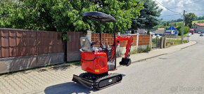 Bager novy 1.2t zaruka , roztahovacie pasy, motor KUBOTA - 8