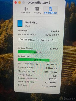 iPad Air 2 64GB, WiFi + Cellular - 8