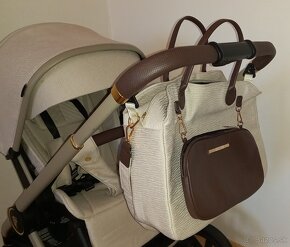 Venicci Tinum Upline Stone Beige a vajicko Cybex Aton S2 - 8