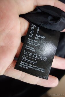 Parka čierna H&M - veľkosť S - 8