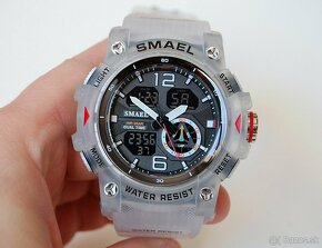 SMAEL 8007 Transparent Dual-Time vodotesné športové hodinky - 8