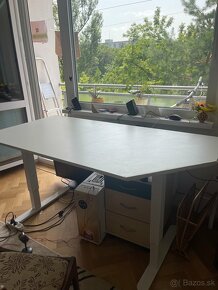 Písací stôl Jysk STAUNING 80x160 biela farba - 8