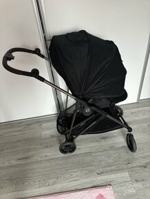 Športový kočík Cybex Melio Magic Black + podložka Bjällra - 8