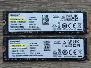 Kingston 1TB, 512GB Micron, Intel 2TB zaruka 02/ 2029. - 8