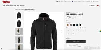 Zánovná mikina Fjallraven Keb Fleece Jacket M - 8