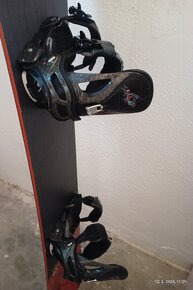 163 cm pansky snowboard Elan El grande + viazanie Salomon - 8