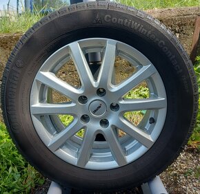 Zimná sada Alutec - 5x112 R16 + Continental 215/60 r16 - 8