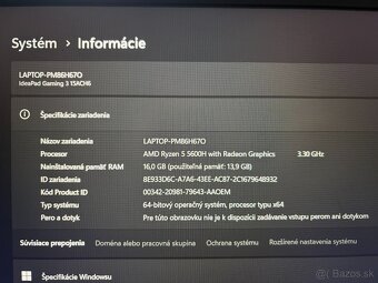 Lenovo IdeaPad Gaming 3 15ACH6 - 8