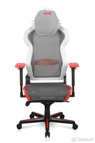 DXRACER AIR MESH GAMING CHAIR D7200 - WHITE & RED - 8