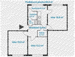 Predaj 3 izbového bytu na Muškátovej pri OC Retro - 8