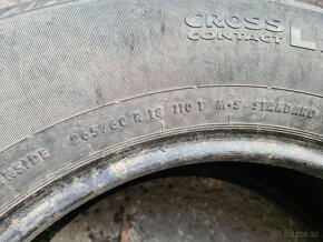 265/60r18 letné 4 ks CONTINENTAL dezén 8,1-7,8 mm - 8