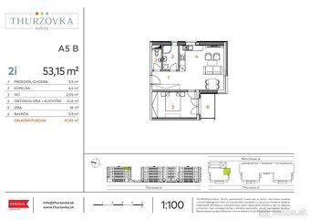 Prenájom 2 izbového bytu v novostavbe Thurzovka - 8