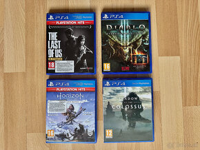 PS4 Pro 1TB + 2x Ovládač + 4x Hra, TOP STAV, AKO NOVÉ - 8