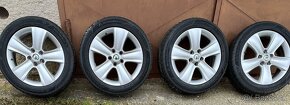 ALU DISKY SKODA DOLOMITE 5x112 R17 + LETNE PNEU MATADOR - 8