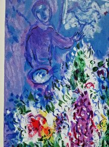 MARC CHAGALL - Autoportrait avec Bouquet de Fleurs (CERTIF) - 8